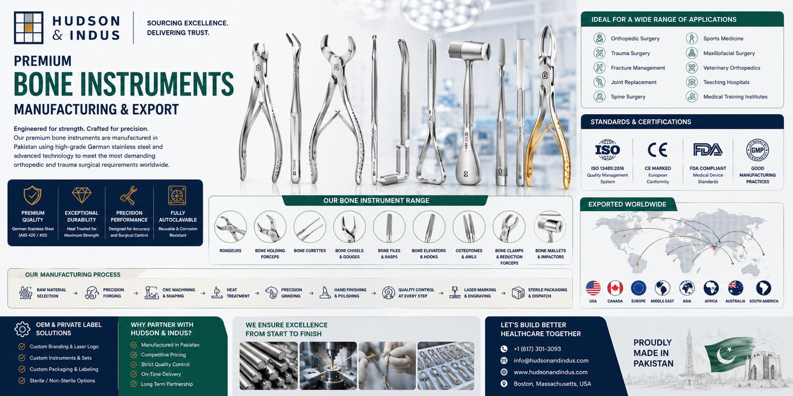 Premium Bone Instruments Manufacturing & Export